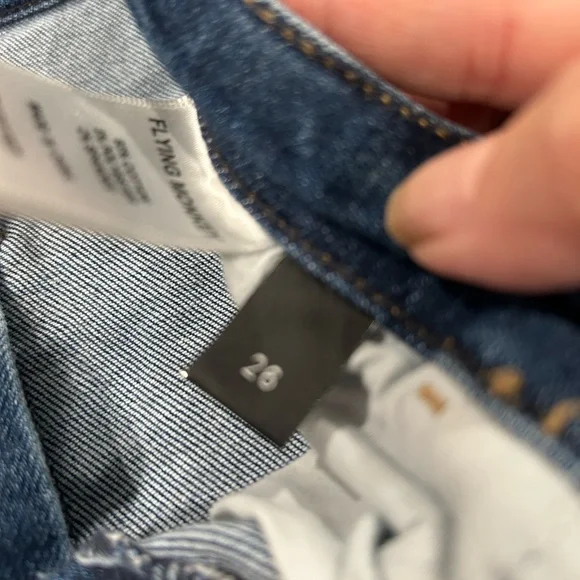 Flying Monkey Dark Blue Straight Leg Jeans size 26 - Picture 3 of 3